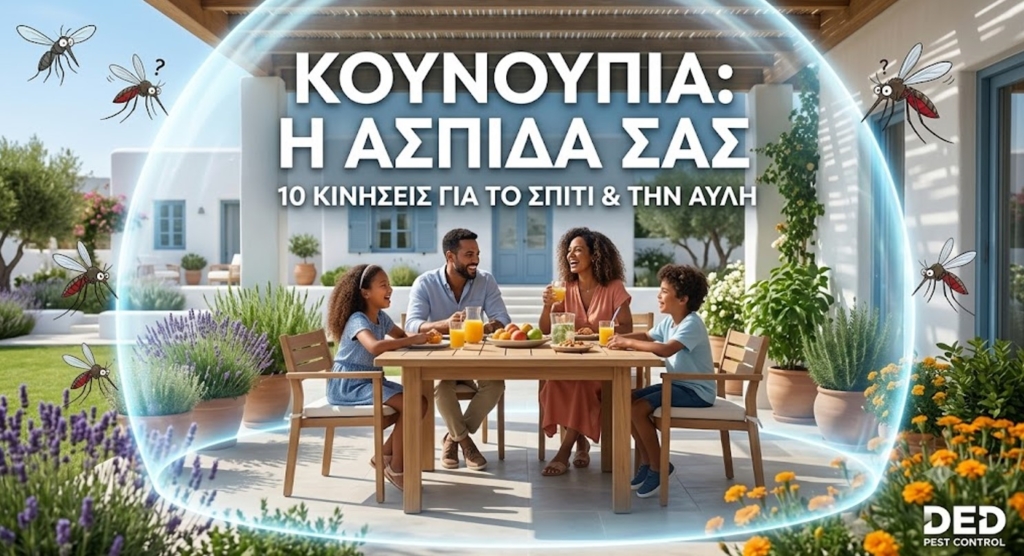Κουνούπια: 10 κινήσεις για να προστατέψετε σπίτι και αυλή όλο το καλοκαίρι